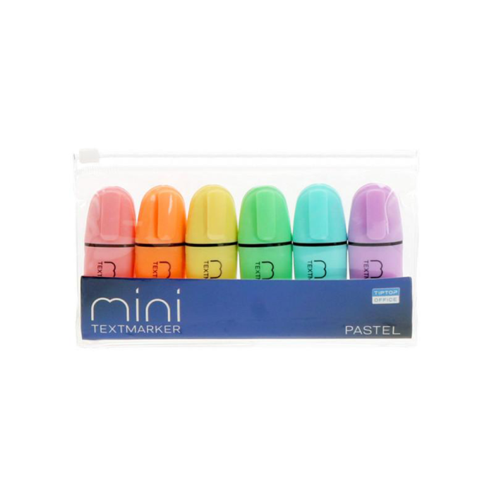 Marker signir označevalec teksta pastel TIPTOP OFFICE MINI set 6/1 409180