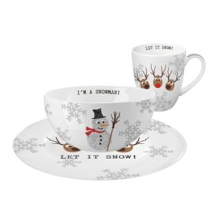 Skodelica v darilni embalaži SNOWMAN SNEŽAK set 3/1 602363