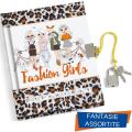 Spominska knjiga 80 strani 13x18 cm LEBEZ FASHION GIRLS 80885