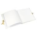 Spominska knjiga s ključavnico 17x17 cm DETELJICA LUCKY CLOVER GOLDBUCH TURNOWSKY 44 423