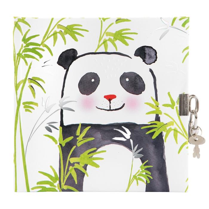 Spominska knjiga s ključavnico 17x17 cm PANDA GOLDBUCH TURNOWSKY 44 393