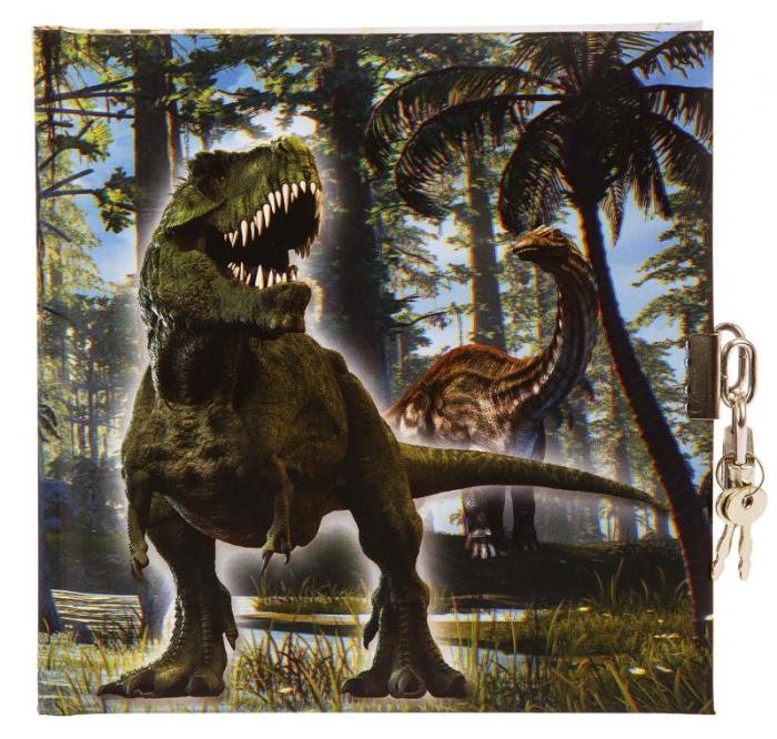 Spominska knjiga dinozaver T-REX 17x17 cm