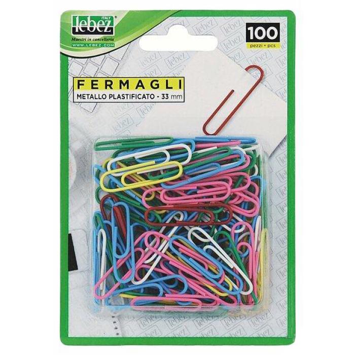 Sponke za papir oblečene v PVC različnih barv LEBEZ 5440 set 100/1