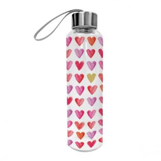 Steklenica srčki 0,55L PPD PDD AQUARELL HEARTS 603397