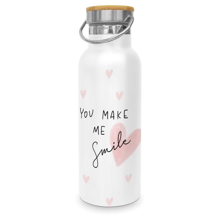 Steklenica termo bidon nerjaveče jeklo to go 0,5L PPD YOU MAKE ME SMILE 471342