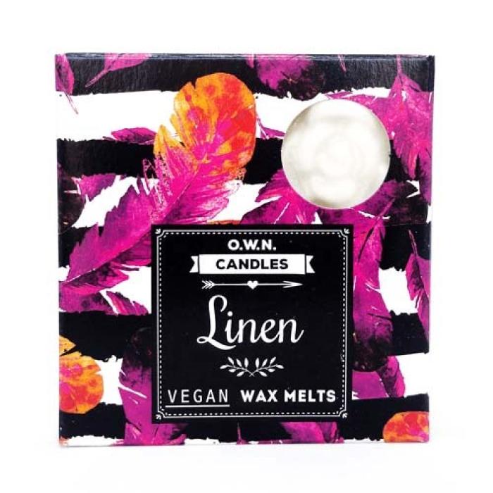Sveča dišeči voski LAN O.W.N. CANDELS LINEN 0725 set 4/1