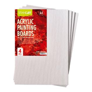 Platno ka&scaron;irano za akrilne barve A4 STANDART ACRYLIC DRAWING BOARDS set 4/1 602802