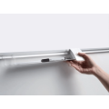 Tabla bela magnetna aluminijast okvir 100x150 cm MAYA PRO BI-OFFICE