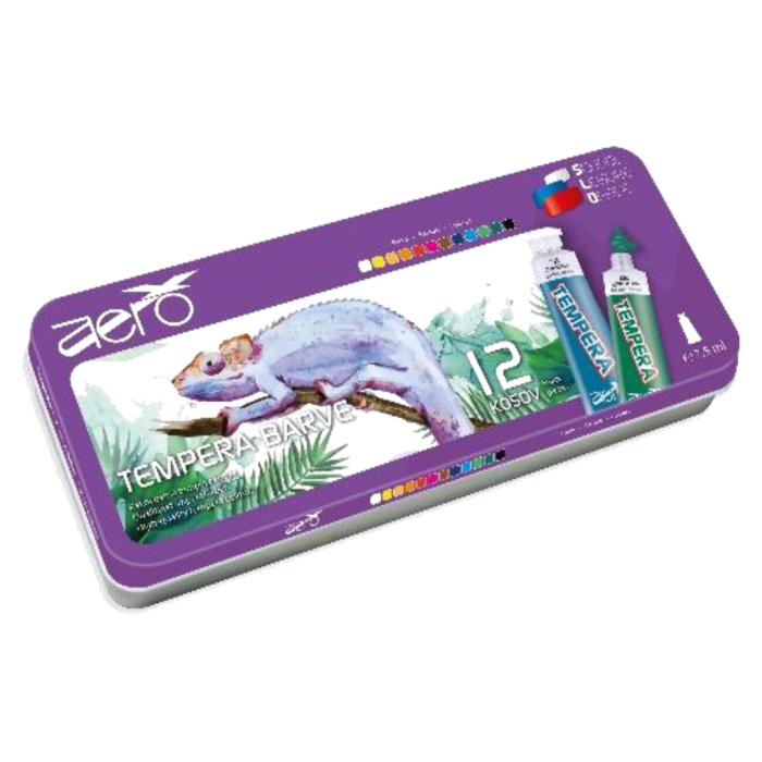 Tempera barve v tubi 7,5 ml KAMELEON AERO set 12/1 9201-3112