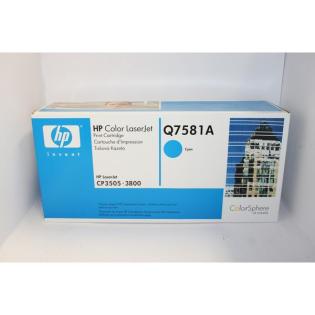 TONER HP Q7581A CYAN  CLJ 3800 6K