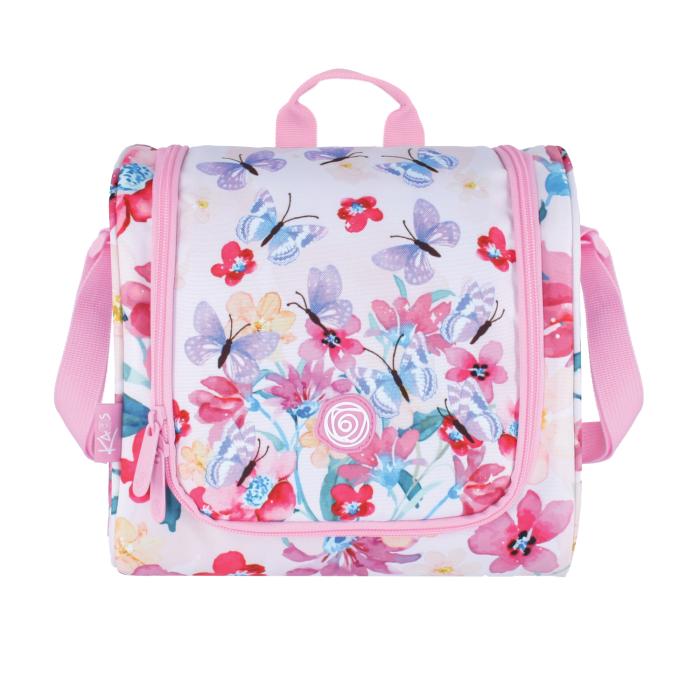 Torba hladilna za malico plažo KAOS SPRING GARDEN METULJI