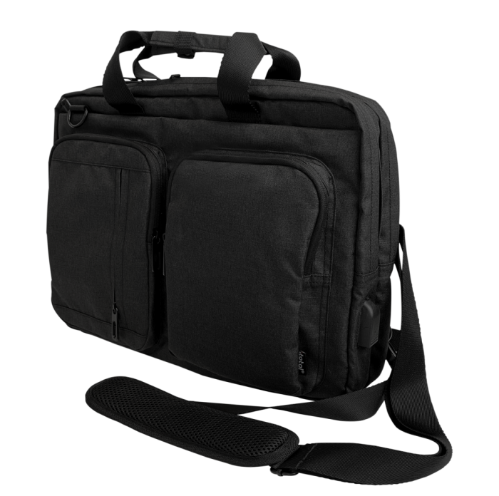 Torba poslovna za računalnik 16" inch črna 15 litrov 42x31x11 cm i-TOTAL XL2354