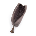 Kozmetična torbica vegansko usnje 20x13x5 cm roza taupe OXYBAG EMILY LEATHER MAXI MOCCA 9-86625