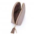 Torbica kozmetična polkrožna vegansko usnje 15,5x7,5x14 cm OXYBAG LEATHER