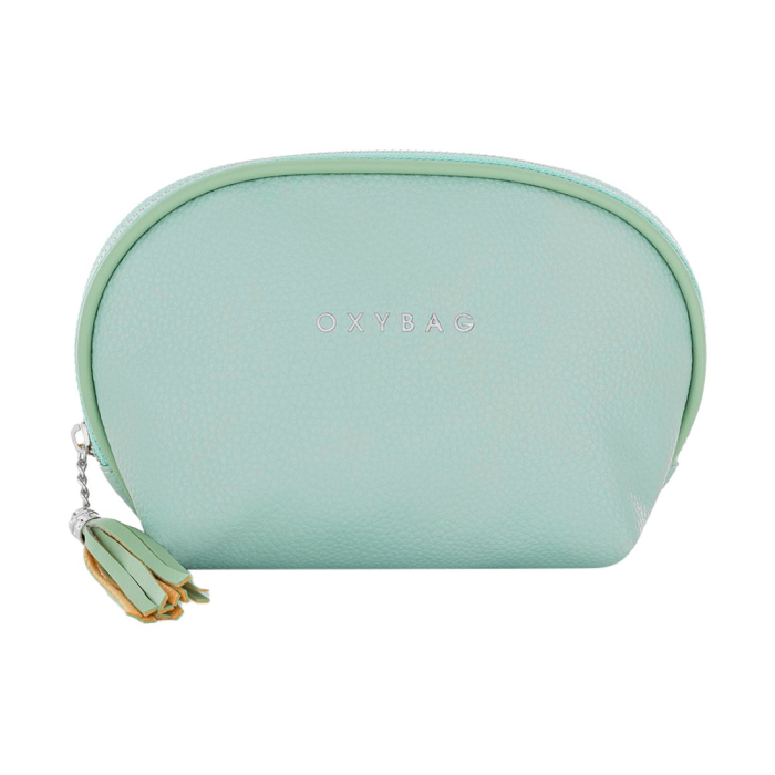 Torbica kozmetična polkrožna vegansko usnje 15,5x7,5x14 cm OXYBAG LEATHER