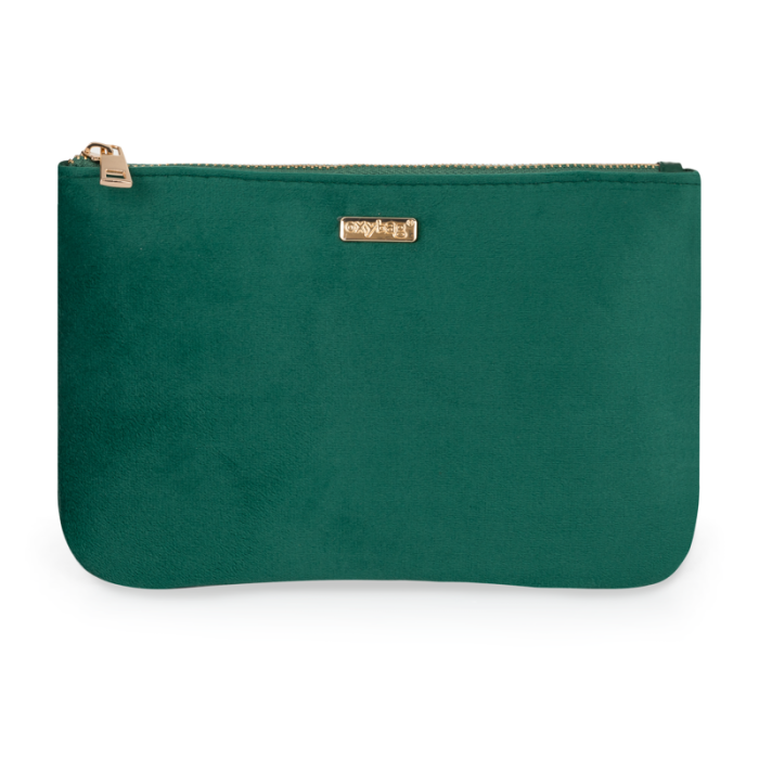Torbica kozmetična 21x14x1 zelena VELVET OXYBAG 9-65923