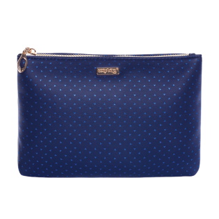 Torbica kozmetična ozka OXYBAG BLUE TRIANGLES 8-27119