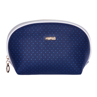 Torbica kozmetična ovalna modra OXYBAG BLUE TRIANGLES 8-26719 