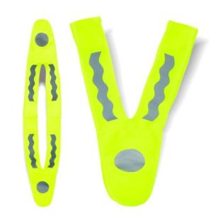 Trak odsevni čezglavni za otroke neon rumen 84223