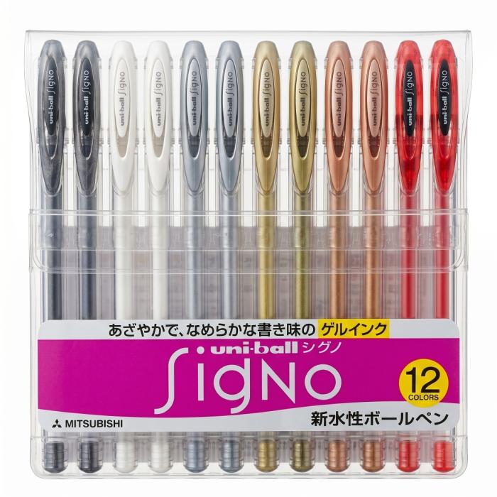 Roler gel SIGNO UNI UM-120 set 12/1