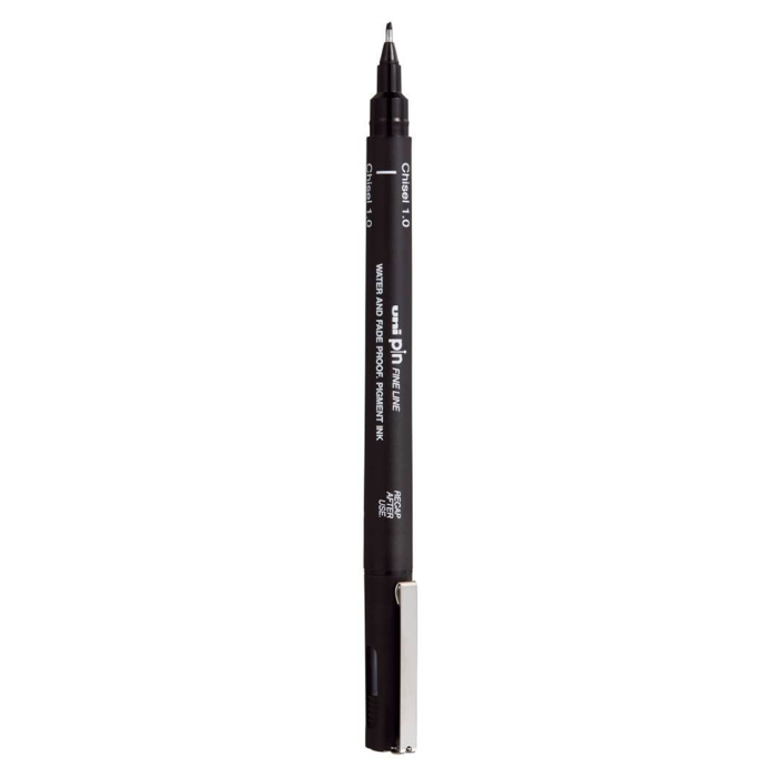 Marker permanentni vodoodporni poševna konica kaligrafski PIN UNI 200