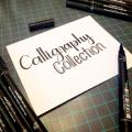 Marker permanentni vodoodporni poševna konica kaligrafski PIN UNI 200