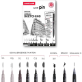 Marker permanentni vodoodporni PIN FINE LINE UNI URBAN SKETCHING set 9/1 76267