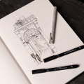 Marker permanentni vodoodporni PIN FINE LINE UNI URBAN SKETCHING set 9/1 76267