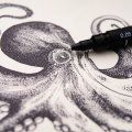 Marker permanentni vodoodporni PIN FINE LINE UNI URBAN DOTWORK STARTER KIT set 8/1 76268