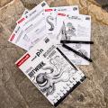 Marker permanentni vodoodporni PIN FINE LINE UNI URBAN DOTWORK STARTER KIT set 8/1 76268