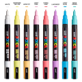 UNI-MARKER UNI POSCA PC-3M PASTELNE BARVE SET 8/1 67843 EOL