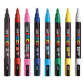 Marker flomastri akrilni POSCA UNI PC-3M osnovne barve set 8/1 70303