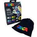 Marker flomastri akrilni z vrečko POSCA UNI PC-5M LIMITED EDITION set 8/1 63540 73460