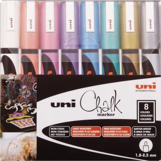 Marker kreda CHALK UNI PWE-5M set 8/1 63285