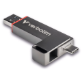 USB ključ dvojni 128 GB 3.2 V3 VERBATIM DUAL DRIVE 32040