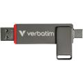 USB ključ dvojni 128 GB 3.2 V3 VERBATIM DUAL DRIVE 32040