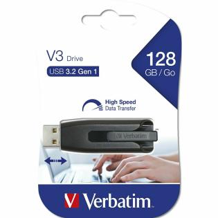 USB ključ 128 GB 3.2 črn VERBATIM V3 DRIVE 49189
