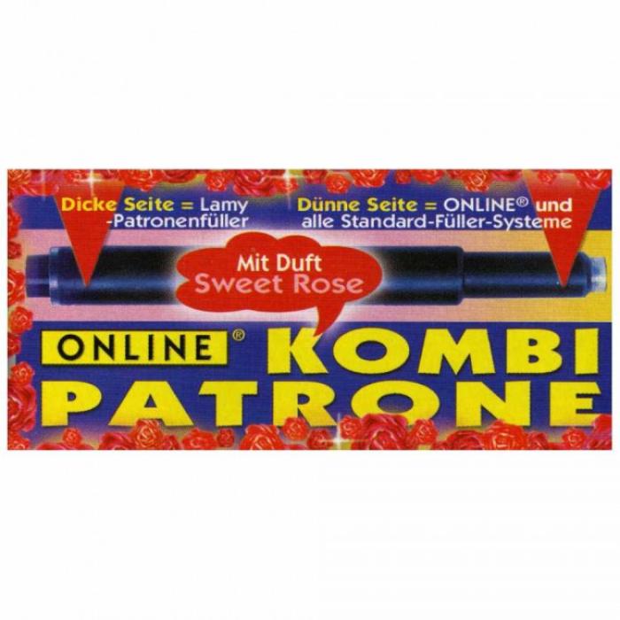 Vložki pumpice bombice za nalivno pero dolge dišeče ONLINE set 5/1