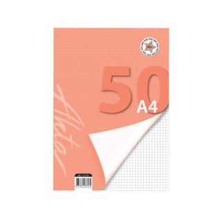 Vložni listi A4 mali karo 5x5 mm 50 listov 80 g AKTA OBR.13,141