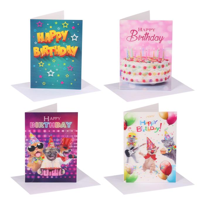 Voščilnica čestitka rojstnodnevna FESTA! LUX HAPPY BIRTHDAY ROJSTNI DAN MIX 710950