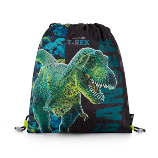 Vrečka za copate ali &scaron;portno opremo OXYBAG DINOZAVER T-REX 3-09724