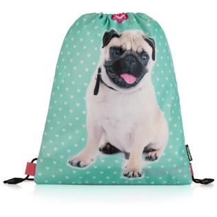 Nahrbtnik vrečka za copate ISHA MOPS PES 8-36420