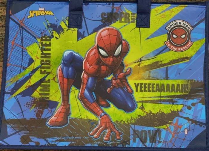 Vrečka za A4 risalni blok SPIDERMAN MARVEL 26,5x36,5x1,5 cm