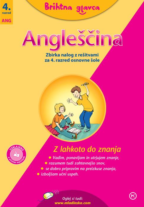 Brihtna glavca ANGLE&Scaron;ČINA zbirka nalog z re&scaron;itvami za angle&scaron;čino v osnovni &scaron;oli
