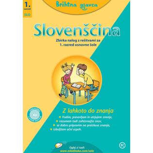 Brihtna glavca SLOVEN&Scaron;ČINA zbirka nalog z re&scaron;itvami za sloven&scaron;čino v osnovni &scaron;oli