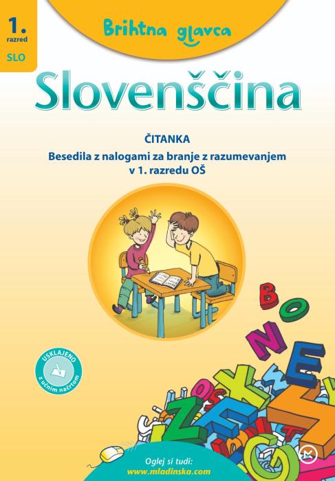 Brihtna glavca čitanka SLOVEN&Scaron;ČINA besedila z nalogami za branje z razumevanjem