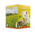 Zvezek A4 veliki karo 1 cm 56 listni 100 g ANIMAL FRIENDS 64MSG