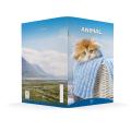 Zvezek A4 veliki karo 1 cm 56 listni 100 g ANIMAL FRIENDS 64MSG