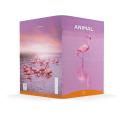Zvezek A4 veliki karo 1 cm 56 listni 100 g ANIMAL FRIENDS 64MSG
