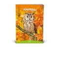 Zvezek A4 veliki karo 1 cm 56 listni 100 g ANIMAL FRIENDS 64MSG